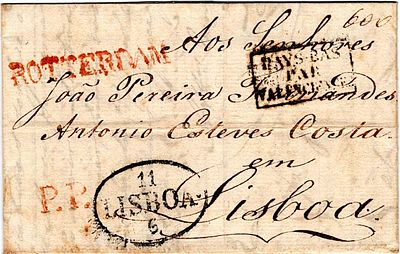 Lisbon * Letters from abroad * Holland – Letter sent from Rotterdam / Holland (May 21, 2021) to 