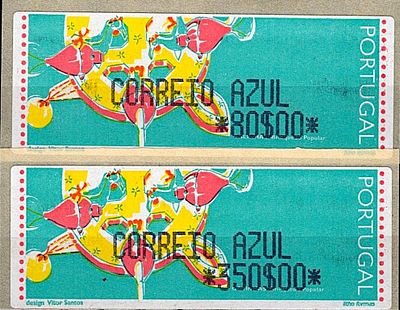 Portugal * 1995 – Popular Toys – Chickens. With optical reading points and the legend “LITHO 