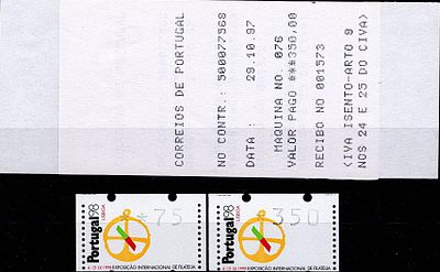 Portugal * 1997 – Portugal 98 – International Philatelic Exhibition. OLIVETTI & KLUSSENDORF 