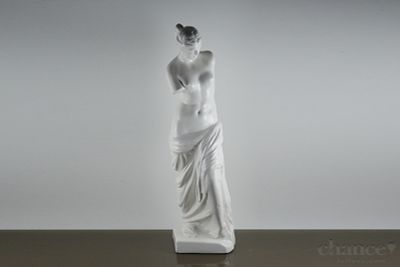 Venus de Milo. Escultura "Venus de Milo" em Gesso(?) monocroma. Alt. 38cm