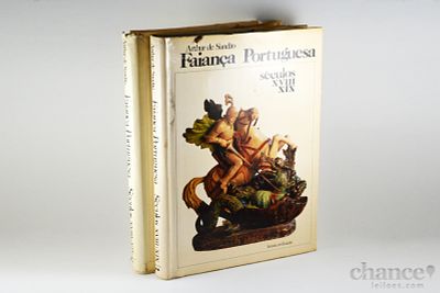 Livros "A Faiança Portuguesa Portuguesa - séculos XVIII XIX" dois volumes (completa) por Arthur 