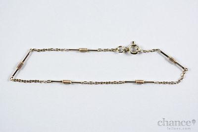 Pulseira pequena em Prata Portuguesa, contraste Águia com toque 925 e peso de 1,9gr.