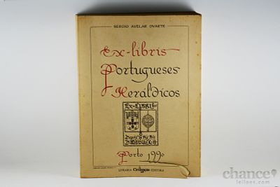 Livro "Ex-L&iacute;bris Portugueses Her&aacute;ldicos", S&eacute;rgio Avelar Duarte, Porto, Civiliza&ccedil;&atilde;o, 1990. Obra 