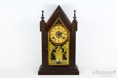 Rel&oacute;gio de Capela antigo da Reguladora, modelo Batalha com movimento mec&acirc;nico de corda manual 