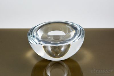 Cinzeiro para Charuto estilizado em Cristal da Atlantis assinado pelo prestigiado arquiteto 