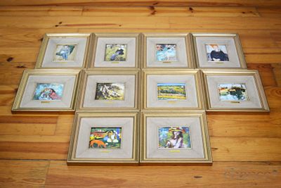 Obras dos Mestres do Impressionismo: Colec&ccedil;&atilde;o Completa composta por 10 Quadros Certificados no 