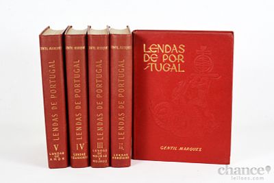 Livros "Lendas de Portugal" de Gentil Marques, Ilustradas pelo melhores aristas portugueses 
