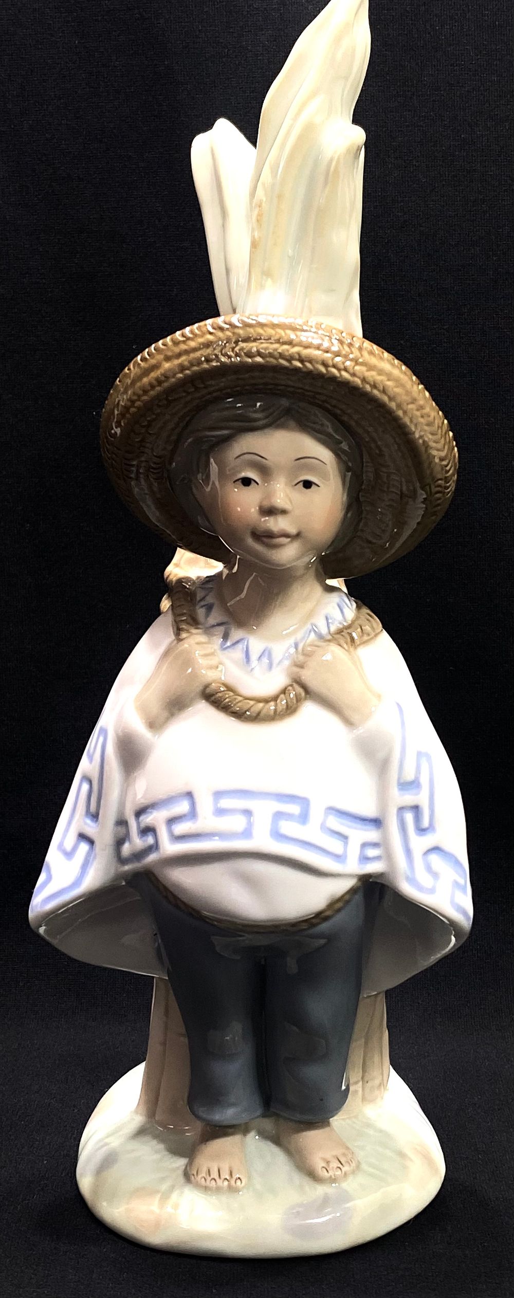 פסל פורצלן וינטאג' נדיר, תוצרת
FINE PORCELANA CUERNAVACA MEXICO
חתום, מושלם, מתוארך 1987, גובה