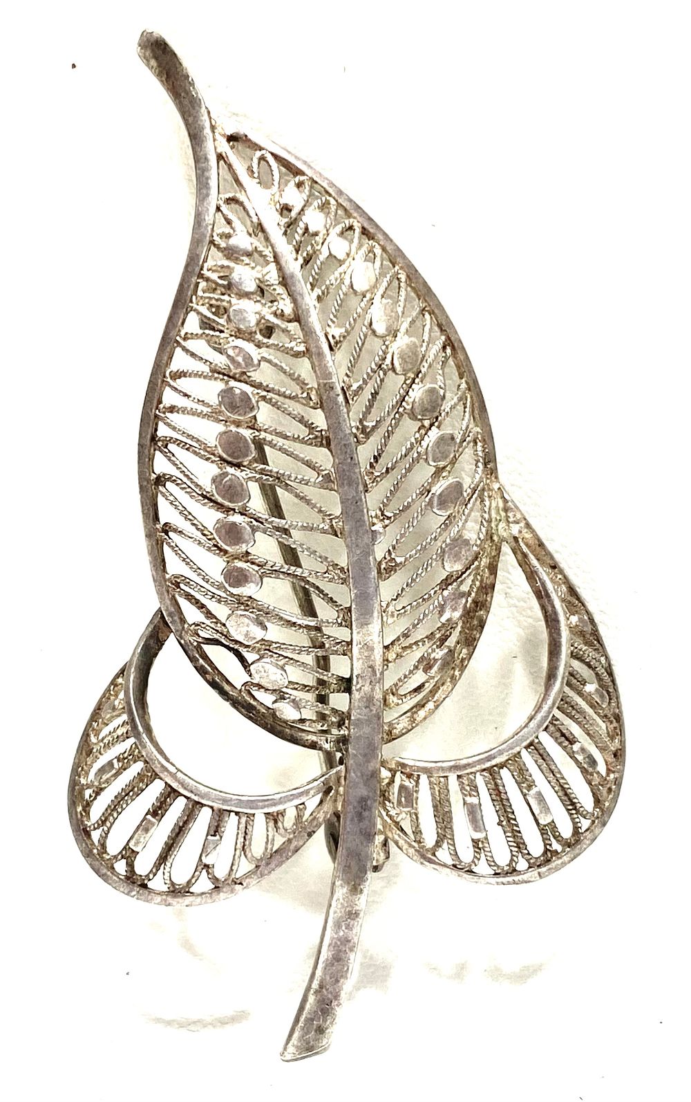 סיכת דש כסף 925, וינטאג', יתום, 5X3 ס"מ