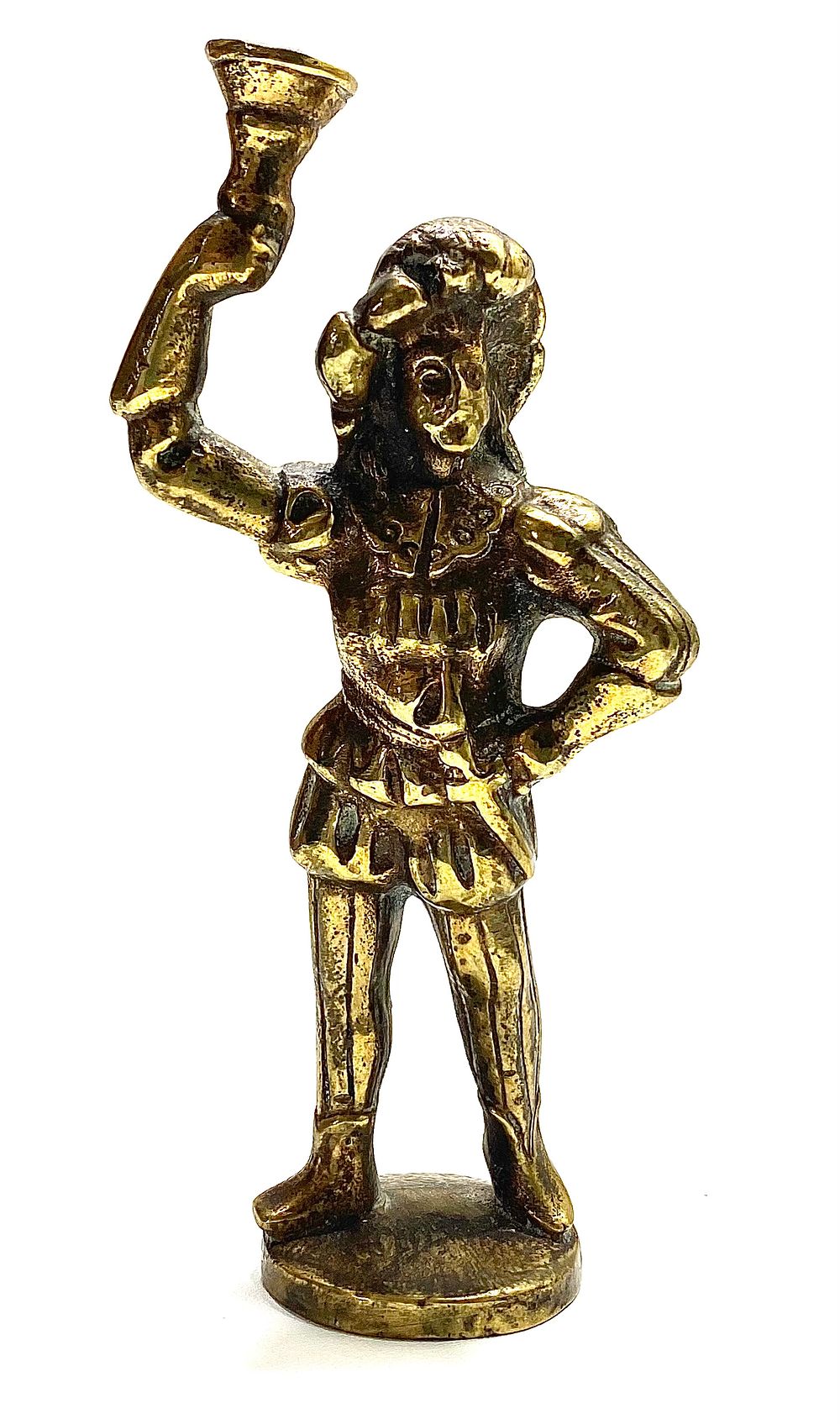 פסלון ברונזה וינטאג' אירופאי, ככל הנראה אנגליה, גובה 12.5 ס"מ