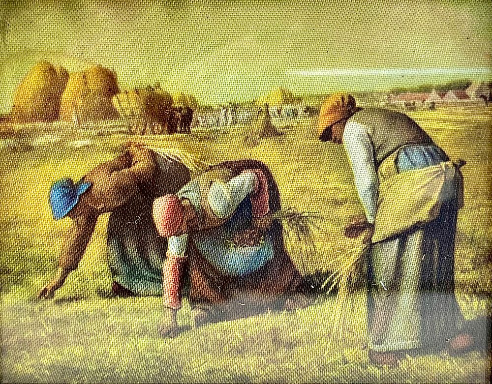 כרומוליתוגרפיה על משי, מסגרת עץ וזכוכית, תעודת מקוריות, תוצרת איטליה, 11X9 ס"מ