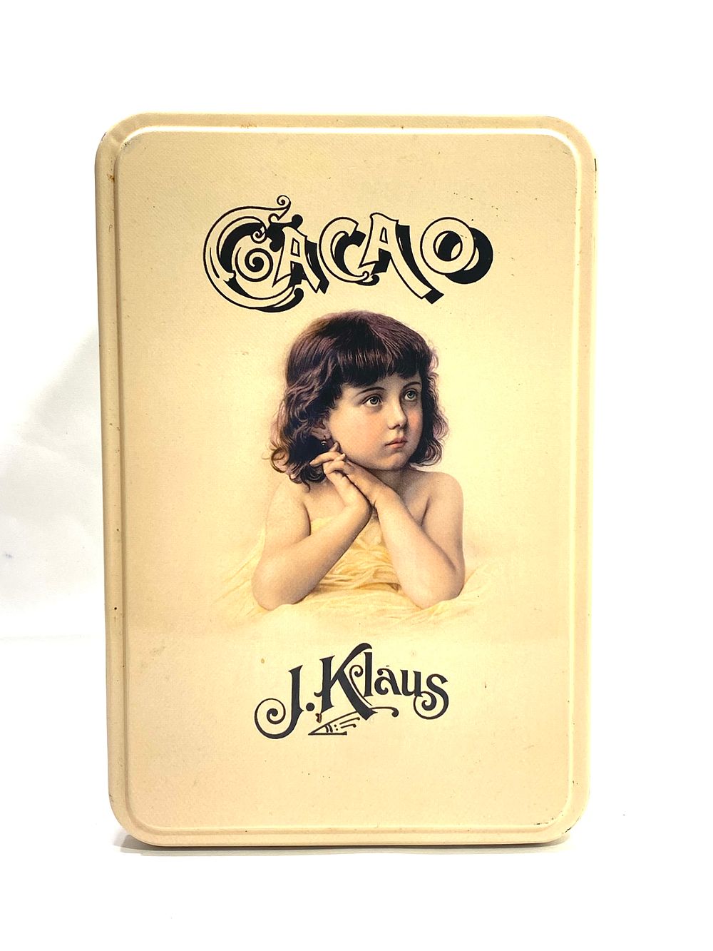 קופסת פח וינטאג' תוצרת צרפת, חתומה, שמורה, 20X13X7 ס"מ