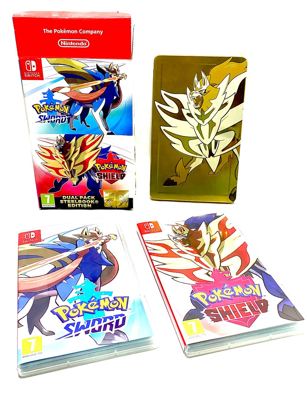 מארז משחקים לקונסולה NINTENDO SWITCH 
מהדורה מיוחדת של 2 משחקים: POKEMON SHIELD ו- POKEMON 