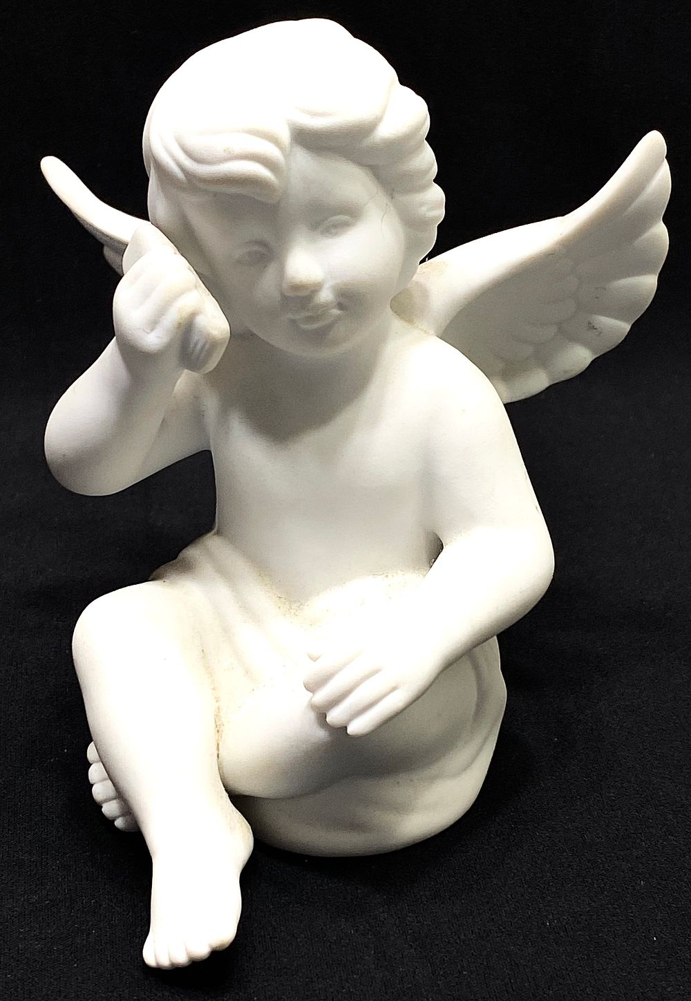 פסל "מאלך" פורצלן ביסקוויט, וינטאג' תוצרת FINE ROSENTHASL GERMANY PORZELLAN, חתום, אלגנטי ויפה 