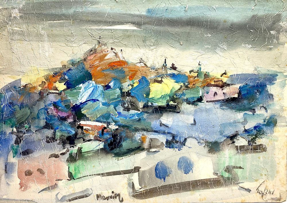 מרדכי אבניאל 1900-1989
אקוורל על הנייר 50X35 ס"מ