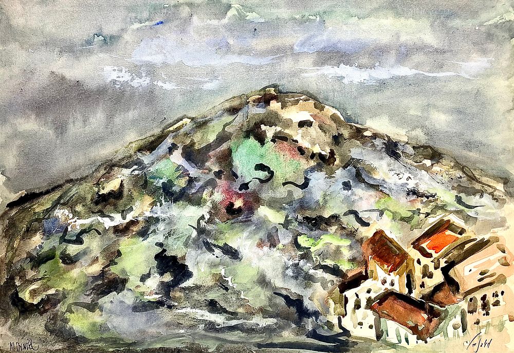 מרדכי אבניאל 1900-1989
אקוורל על הנייר 49X34 ס"מ