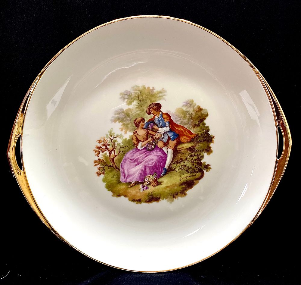 Rosenthal fine Germany porzellan מגש / צלחת הגשה , פורצלן וינטאג' מגרמניה , תוצרת רוזנטל 