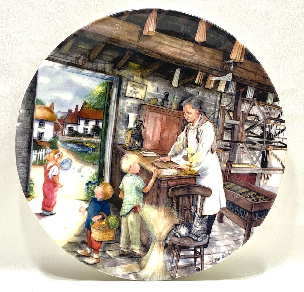 צלחת אספנות, פורצלן תוצרת ROYAL DOULTON אנגליה, חתומה , מהדורה מוגבלת, ממוספרת ומתוארכת 1991 