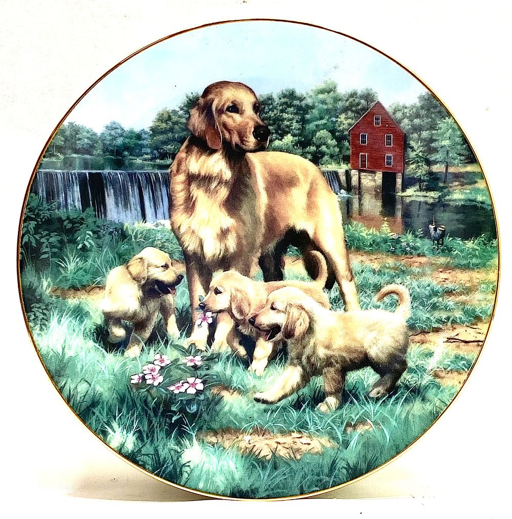 צלחת אספנות פורצלן תוצרת HAMILTON FINE BONE ENGLAND PORCELAINE, מהדורה מוגבלת, עיצוב ROBERT 
