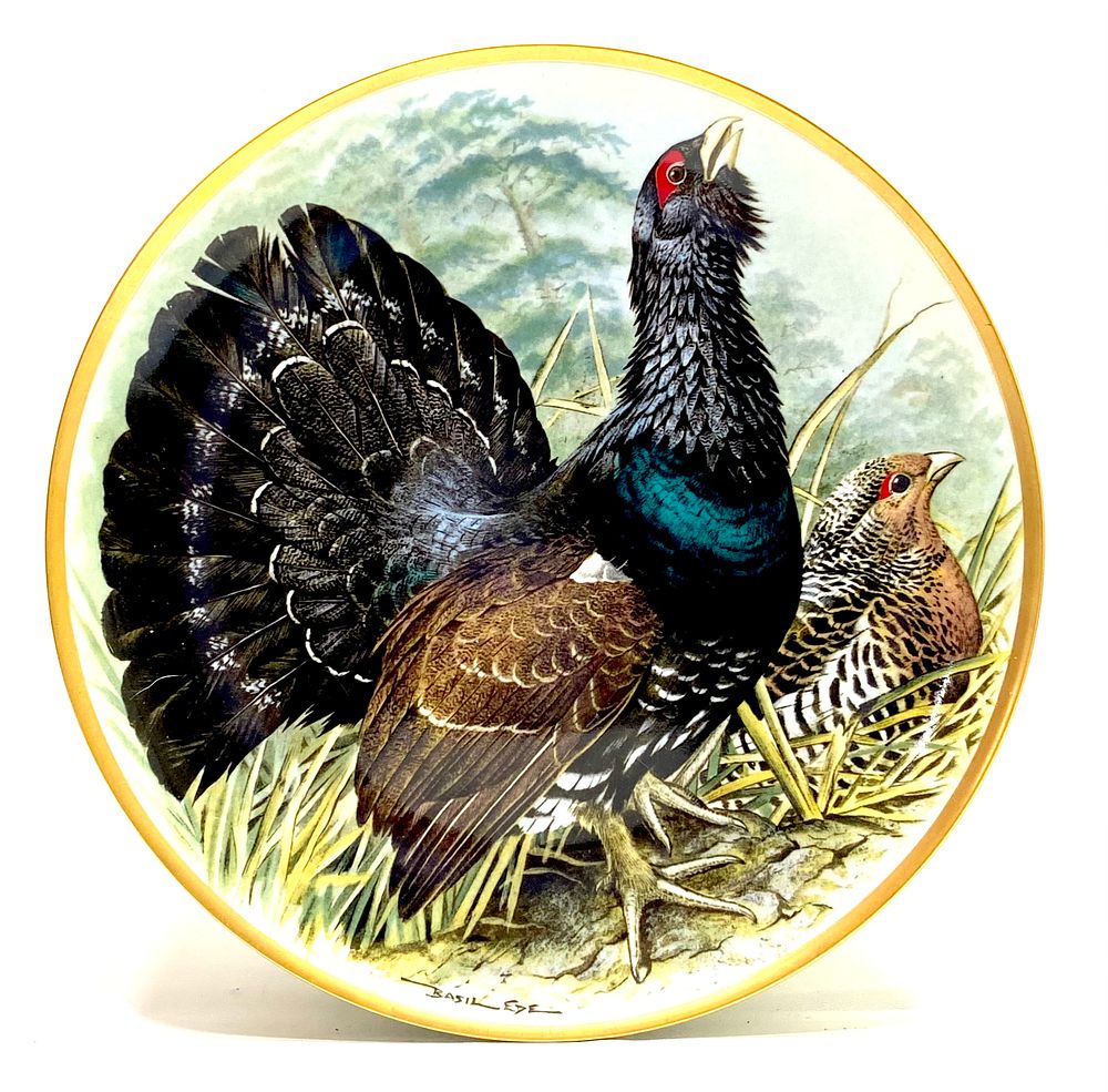צלחת פורצלן אספנות, תוצרת FRANKLIN FINE BONE FRANCE PORCELAIN, מהדורה מוגבלת, 1979, חתומה גם 