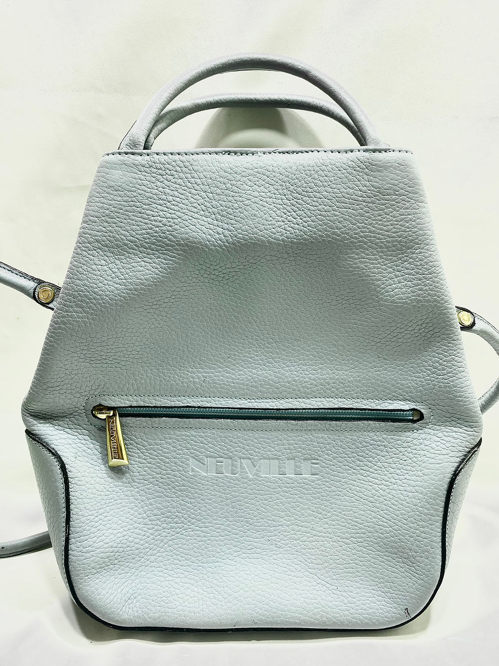 תיק צד לאישה תוצרת מותג NEUVILLI, שמור, 30X28.5 ס"מ