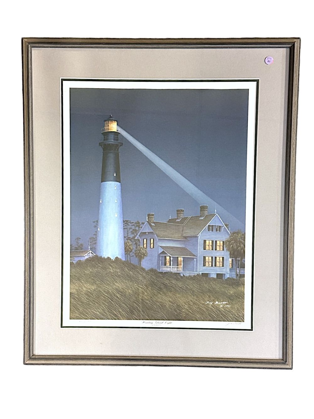 Lot 16: JIM BOOTH LTD ED HUNTING ISLAND LIGHTHOUSE