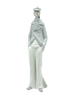 LLADRO #4621 TALL SEA CAPTAIN 14". Tall Lladro #4621 Sea Captain with Pipe. Matte Finish. 