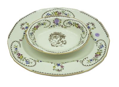 2 ROYAL DOULTON THE BEAUFORT ELEGANT PLATTER & BOWL. 2 Piece Elegant English Royal Doulton "The 