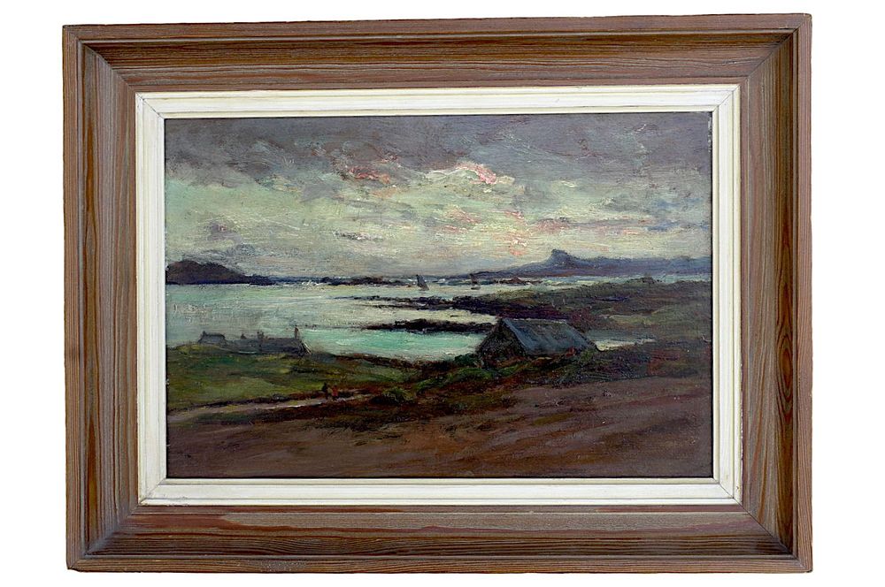 Lot 119: ALEXANDER RATTRAY (1849-1902) OIL ON WOOD PANEL