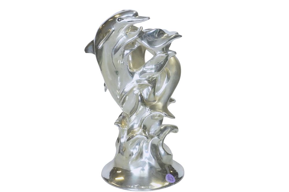 Lot 262: MARCELLO GIORGIO ITALY DOLPHIN VASE STAND
