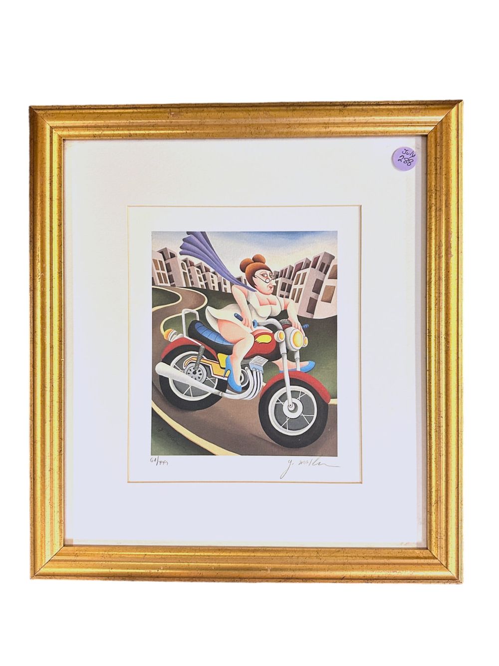 Lot 288: YUVAL MAHLER LTD ED SIGNED SERIGRAPH