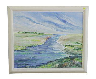 DIANNE BAGNAL SC IMPRESSIONIST PAINTING. Dianne Bagnal Lowcountry Impressionist Painting on 