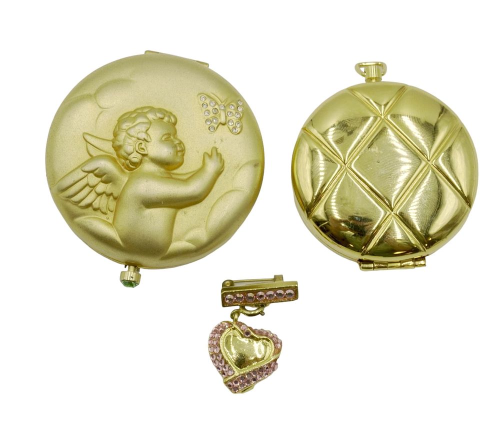 Lot 278: 2 VINTAGE ESTEE LAUDER COMPACTS