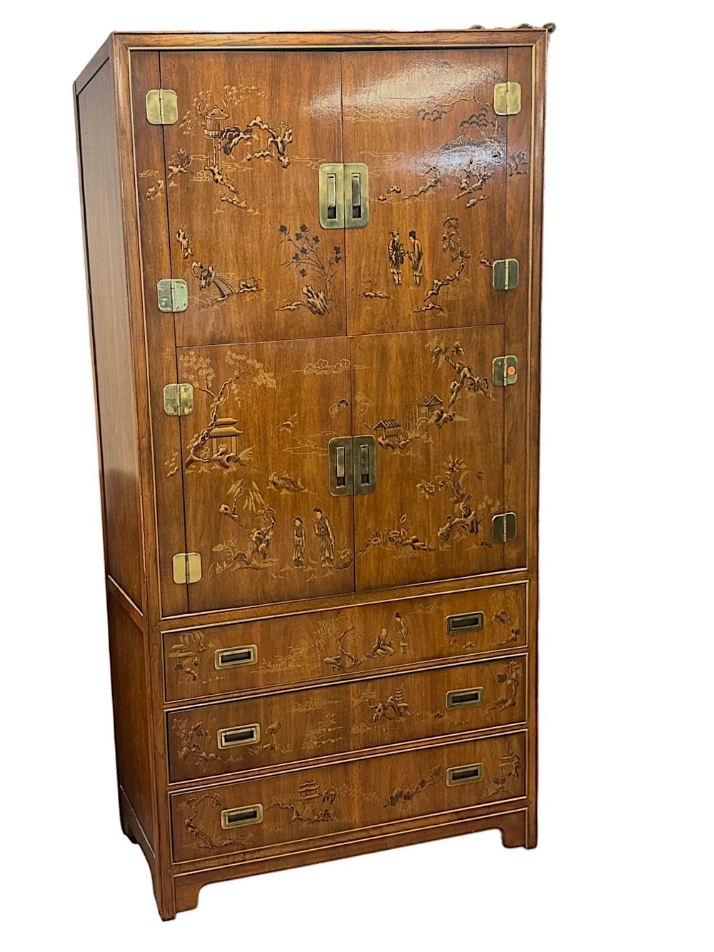 Lot 146: DREXEL HERITAGE DYNASTY CHINOISERIE CABINET