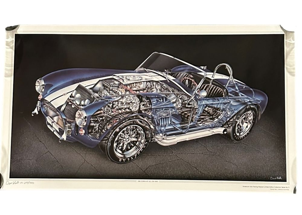 Lot 241: 1965 COBRA 427 S/C ILLUSTRATION SIGNED/ NUMBERED DAVID KIMBLE