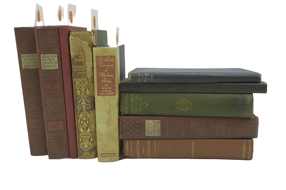 Lot 283: LOT OF ANTIQUE BOOKS - 10 PIECES