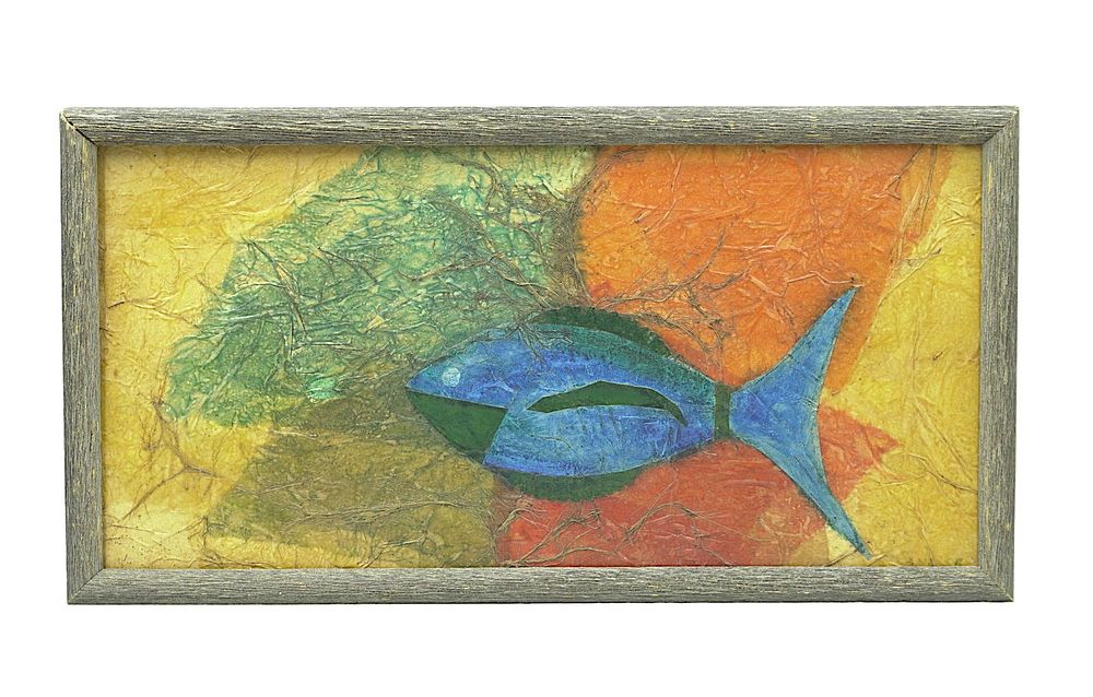 Lot 14: MCM 1966 FISH COLLAGE ANN WALKLEY