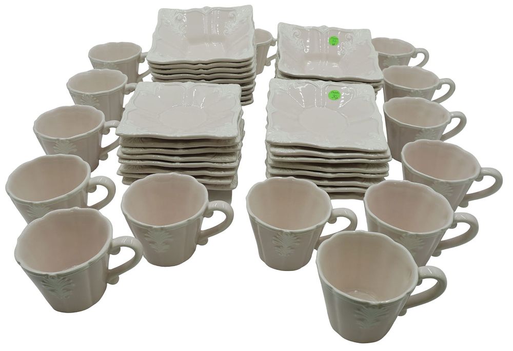 Lot 30: 48 PC NEIMAN MARCUS BAROQUE BOWLS - CUPS - SAUCERS