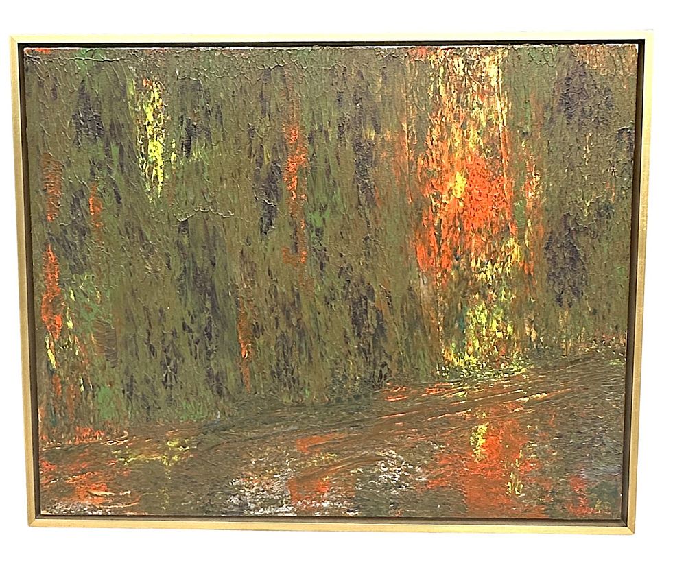 Lot 73: ORIGINAL 20TH C ABSTRACT SUNSET