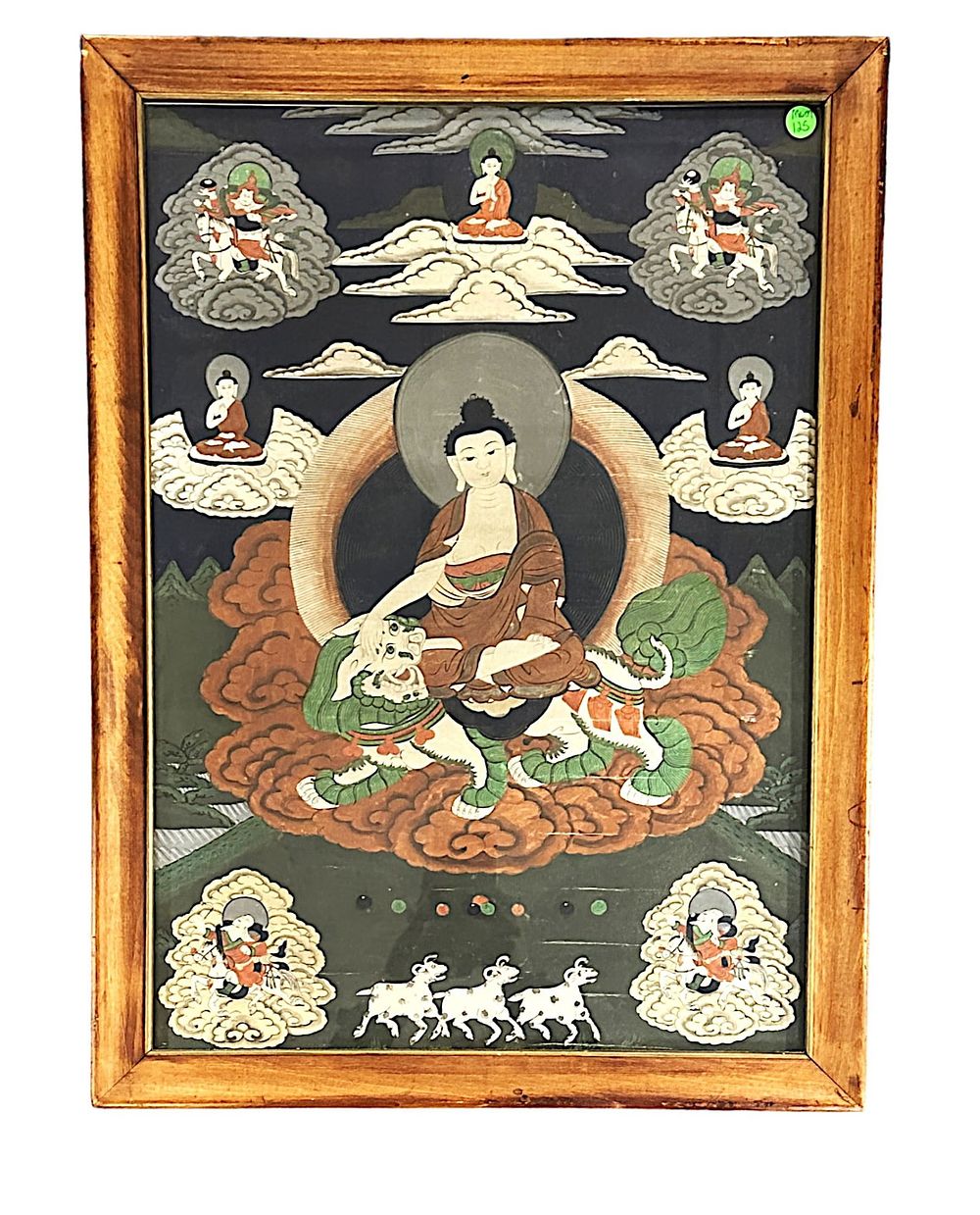 Lot 125: ORIGINAL 19TH C TIBETAN MANDELA