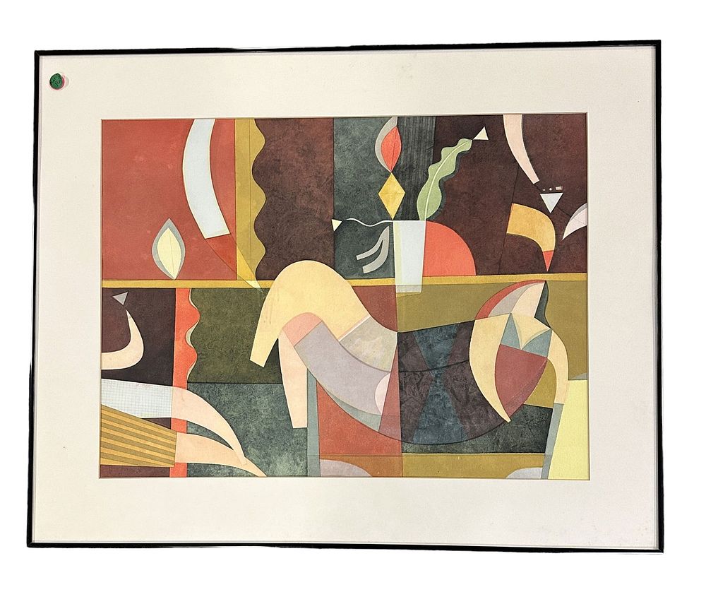 Lot 167: JAN FORREST ORIGINAL ABSTRACT WATERCOLOR