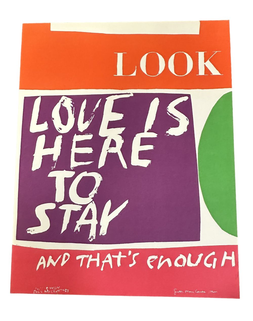 Lot 178: LOOK BY SISTER MARY CORITA KENT