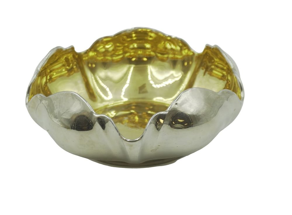 Lot 226: RS TILLOWITZ SILVER AND GOLD GILT BOWL
