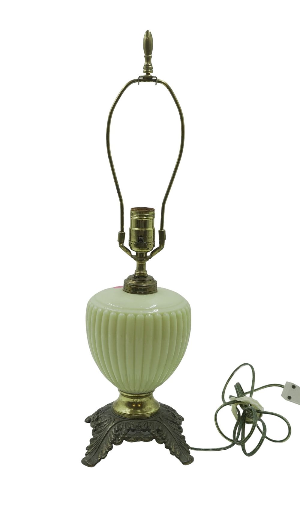 Lot 234: HOLLYWOOD REGENCY URANIUM LAMP GLOWS