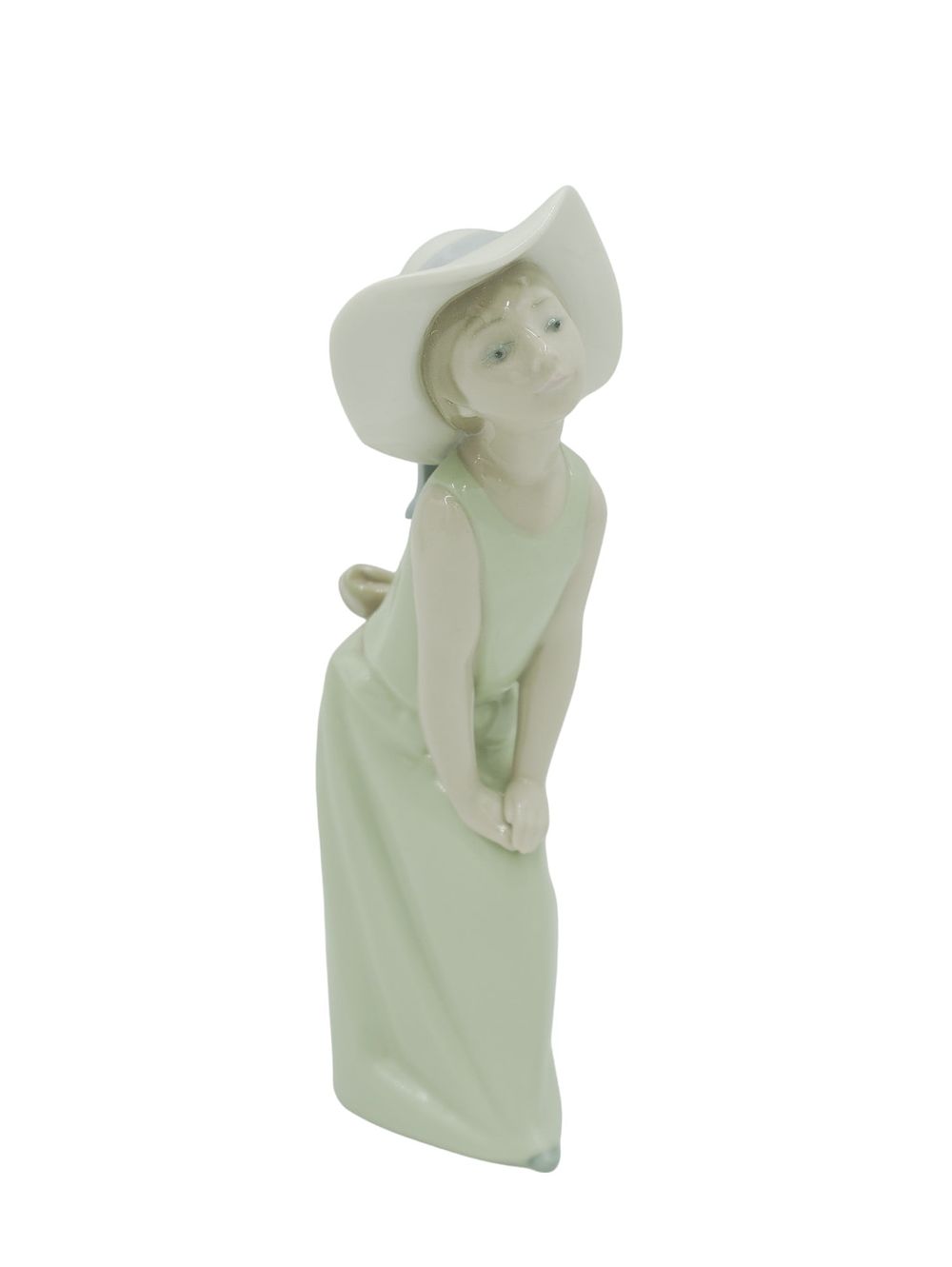 Lot 261: LLADRO CURIOUS GIRL IN ORIGINAL BOX