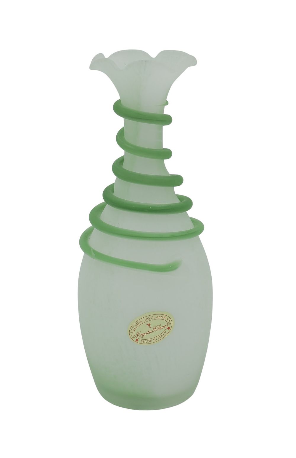 Lot 293: MURANO GLASS VASE