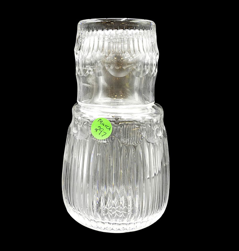 Lot 297: VINTAGE CUT CRYSTAL TUMBLE UP