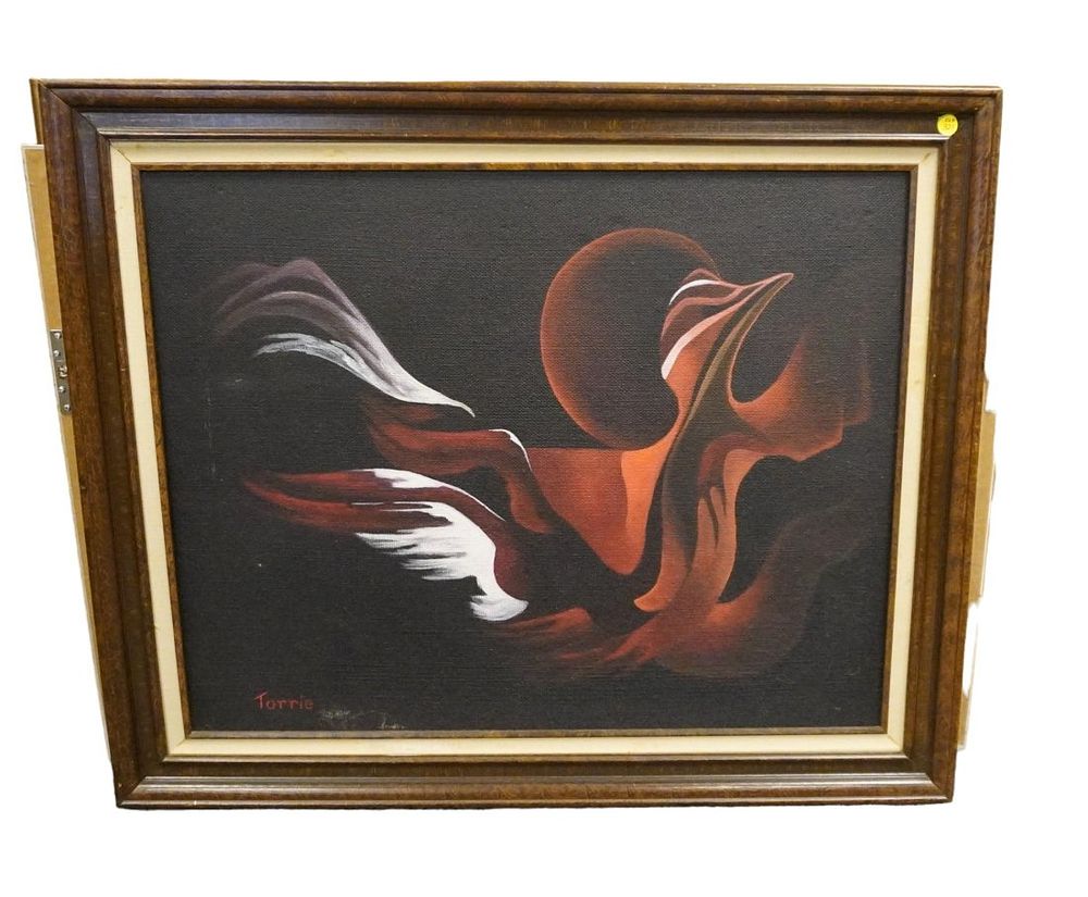 Lot 321: CONTEMPORARY ABSTRACT ON MASONITE