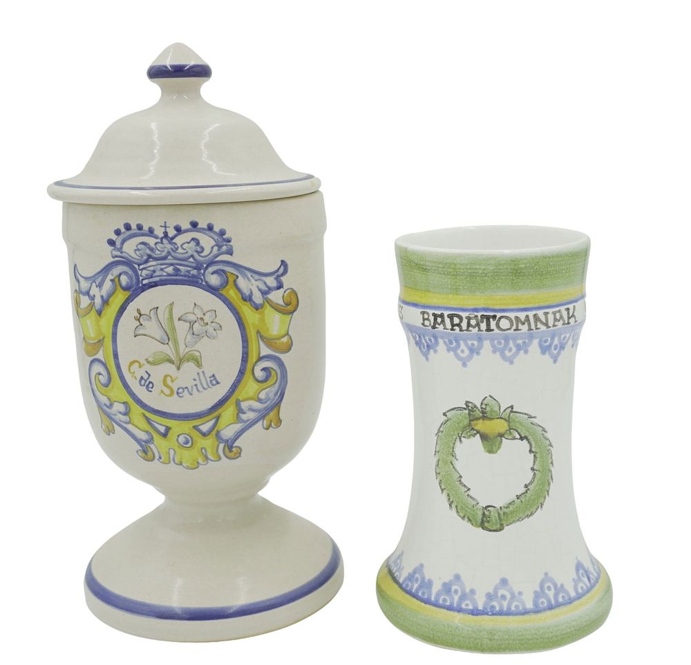 Lot 338: VINTAGE SPANISH AND HUNGARIAN POTTERY PIECES - 2