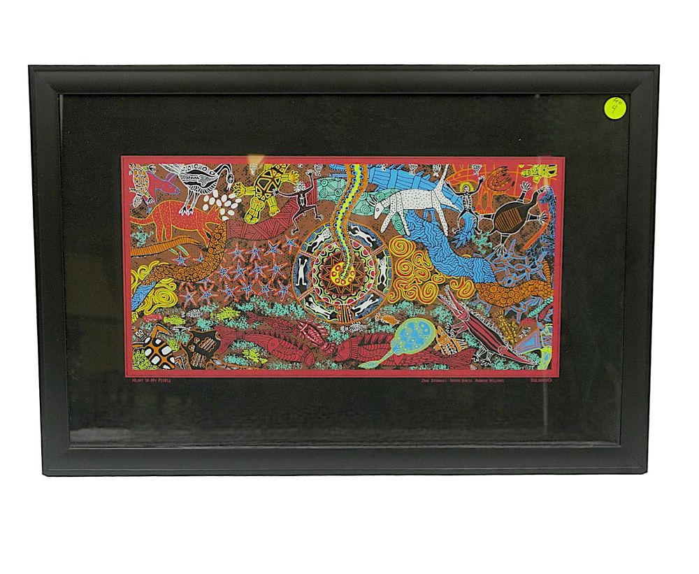 Lot 4: BULURRU ABORIGINAL ARTISTS PRINT